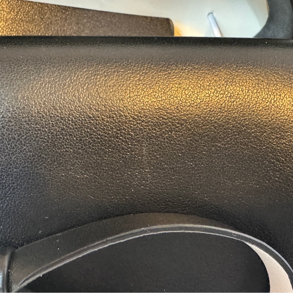 Kate Spade Black Leather Adjustable Belt Bag L/XL - Picture 2 of 3
